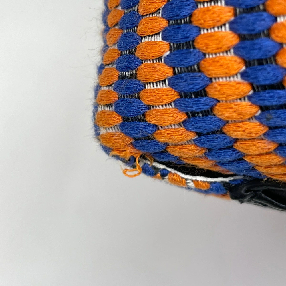 Celine Twisted Cabas Shoulder Bag Orange Blue Multicolor - Picture 3 of 7